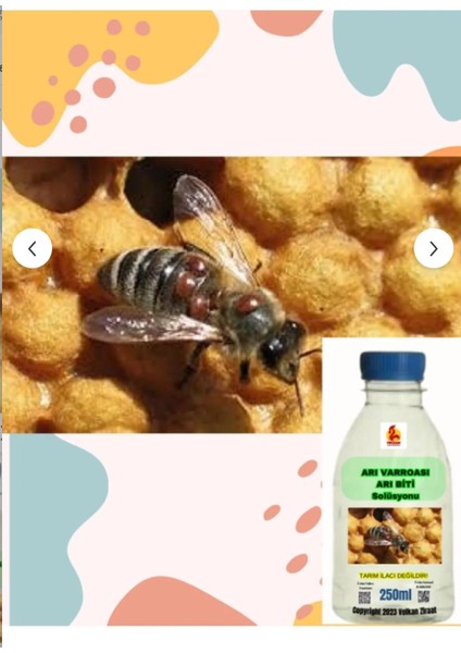 Arı Varrua Arı Biti Yok Edici 250ml + Mavrik 2f Kitap | Arı biti ve Varrua Ekarına Karşı Kalıcı Koruma Güçlü ve Etkili Set