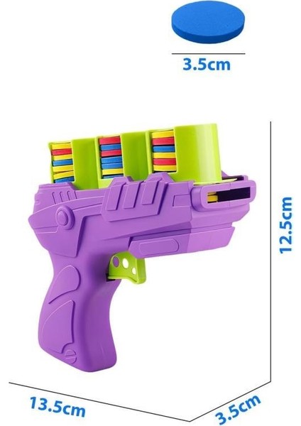25 Köpük Disk Atan Oyuncak Tabanca Kedi Köpek Eva Frizbi Atan Çocuk Oyun Tabancası Yumuşak Kurşun fırsatları