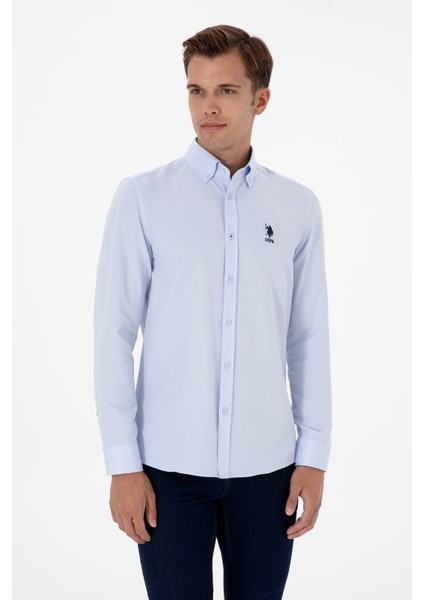 Erkek Açık Mavi Gömlek Basic 50307693-VR003 modelleri