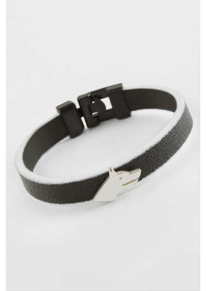 Depomix Kurt Kaliteli Suni Deri Bileklik-Siyah fiyatları