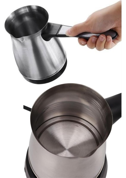 Depomix Paslanmaz Çelik Türk Kahvesi Makinesi 6 Fincan Kpasiteli Elektrikli Cezve fiyatları