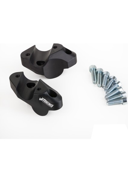 Ducati Multistrada 950/120/1260/V2 Base Barback Gidon Yükseltme Mat Siyah Ducati modelleri