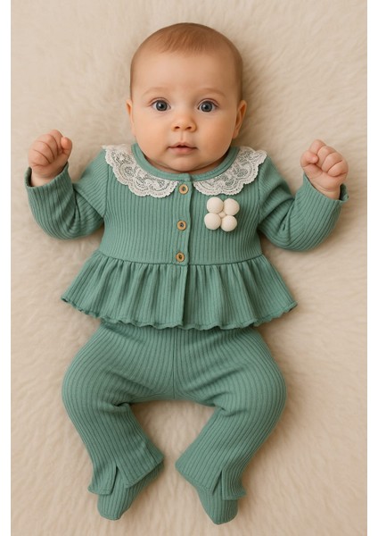 Kız Bebek Ispanyol Paça Takım modelleri