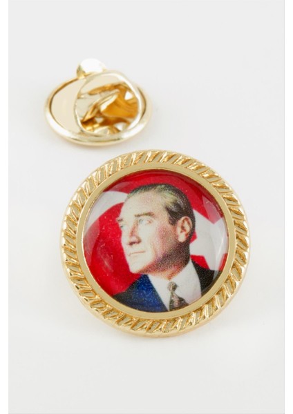 Depomix Atatürk Yaka Rozet-Sarı