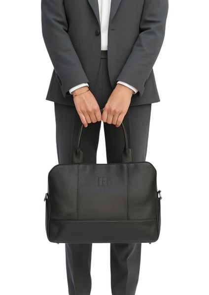 Kadın Evrak Çantası Büyük Geniş Hacimli Günlük Şık El Omuz Çantası