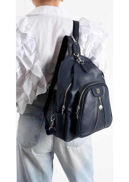 ,çok Cepli,kullanışlı, lacivert Bayan Sırt Çantası modelleri