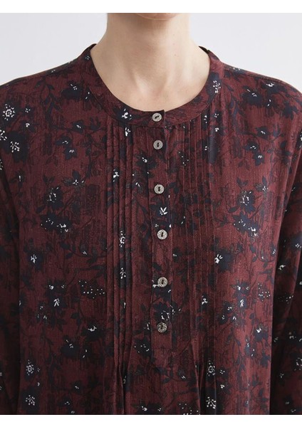 Hakim Yaka Desenli A Kesim Elbise (W5) modelleri