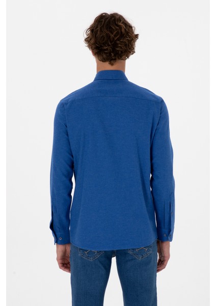 Erkek Mavi Gömlek Basic 50316721-VR212 indirimleri