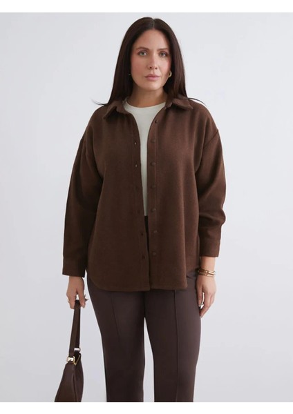 Oversize Kadın Oduncu Gömlek Ceket (W5)