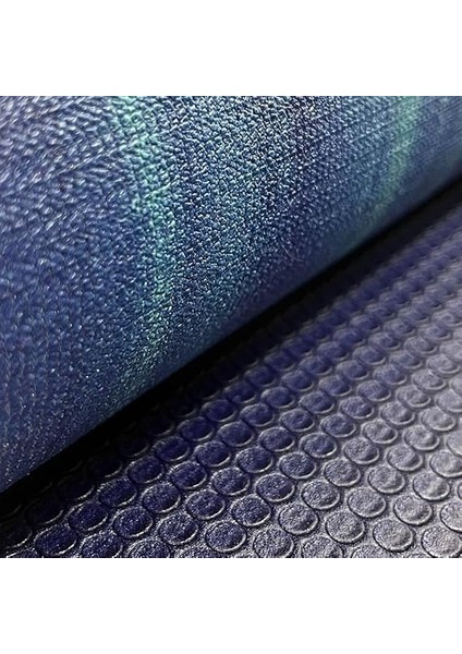Per Yoga Mat Kaydırmaz ve Çevre Dostu, Ev Egzersizi Için Pilates Mat, 5mm, Mavi indirimleri