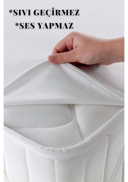 Geçirmez Alez Yatak Koruyucu Pamuklu Köşeleri Lastikli Tek Kişilik Çift Kişilik (90 x 200 Cm) modelleri