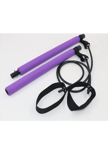 Direnç Bantlı Taşınabilir Pilates Bar Kiti - Kadınlar Için Evde Egzersiz Ekipmanları - Yoga Barı ve Pilates Bandı ile Ev Spor Salonunda Tam Vücut Egzersizi modelleri