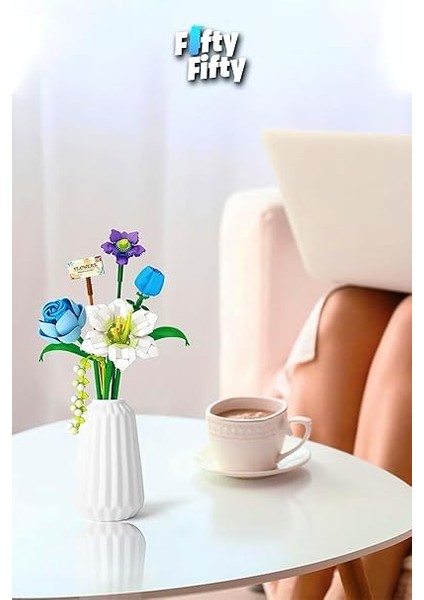 Loz Dekoratif ve Koleksiyonluk Çiçek Buketi 488 Parça Çiçek Modeli Yapım Seti FFLZ-4602 fırsatları