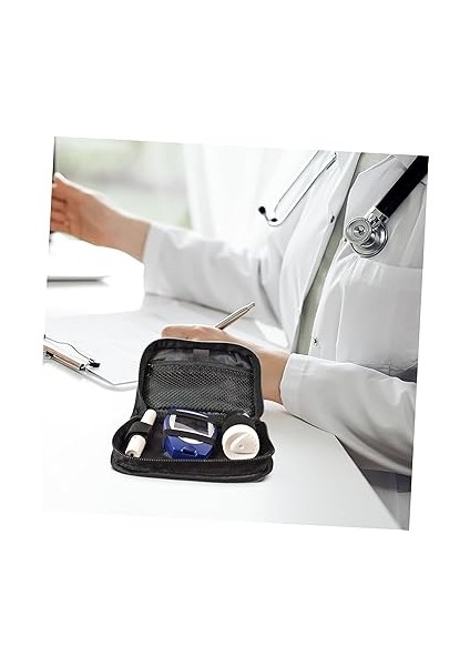 Taşınabilir Ölçüm Cihazı Çantası Siyah Seyahat Organizeri Diyabetik Malzemeler Için Depolama Çantası Kolay Taşınabilir Amaçlı Kullanım fırsatları