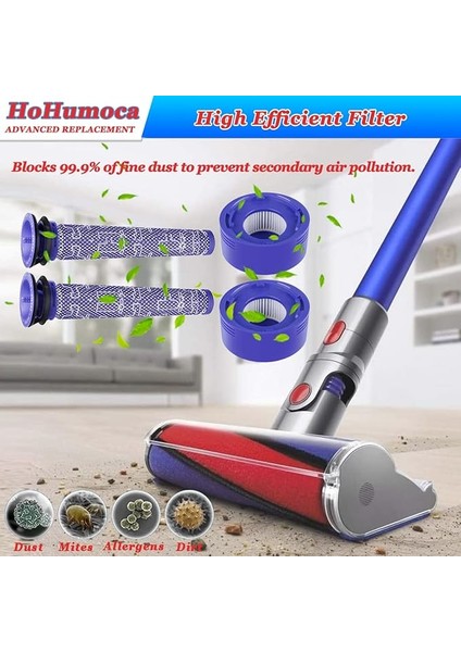 Dy-Son V7 V8 Serisi Elektrikli Süpürge Için Yıkanabilir Yedek Filtre, Yedek Ön Filtre Posta Motor Filtresi Dy-Son V7 V8 Hayvan Mutlak Motorhead, DY#965661-01, DY#967478-01 ile Uyumlu fırsatları