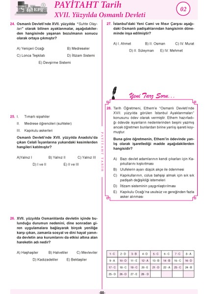 Doktrin 2026 Kpss Ags Payitaht 1453 Tarih Soru Bankası +1 Kpss Deneme Hediyeli modelleri