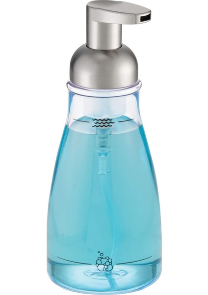 50100EU Köpük Sabunluk, Şeffaf/fırçalanmış Nikel