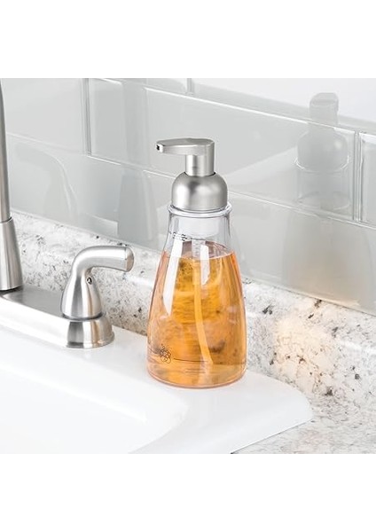 Köpüklü Sabunluk, Mutfak, Banyo, Lavabo, Makyaj Aynası Için 1 Adet, Şeffaf/fırçalanmış Nikel fiyatları