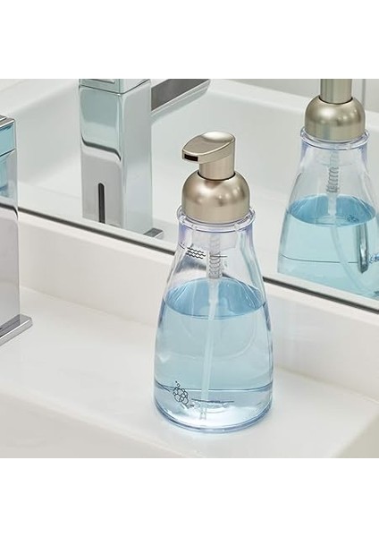 Köpüklü Sabunluk, Mutfak, Banyo, Lavabo, Makyaj Aynası Için 1 Adet, Şeffaf/fırçalanmış Nikel modelleri