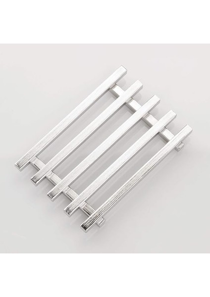 Kyoto Sabunluk, Paslanmaz Çelik, Izgara Tasarımlı Sabunluk, Mat Gümüş Renkli fırsatları