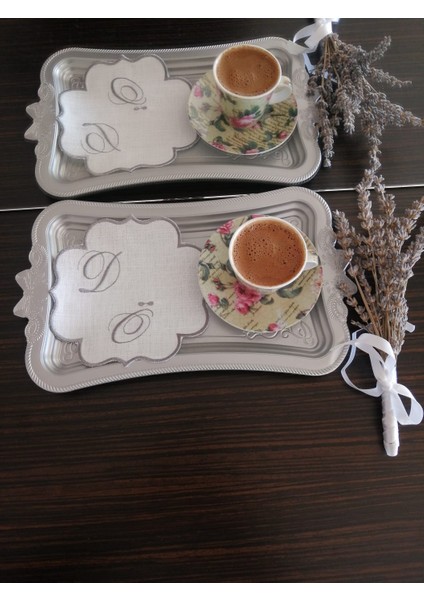 Kişiye Özel Harf Nakışlı Söz&nişan Mendili, Tepsi Örtüsü, Damat Kahve Peçetesi fiyatları