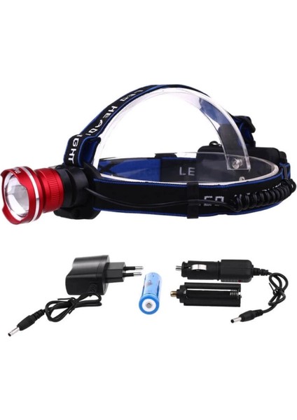 Orjinal 800 Lümen T6 Şarjlı Kafa Feneri modelleri