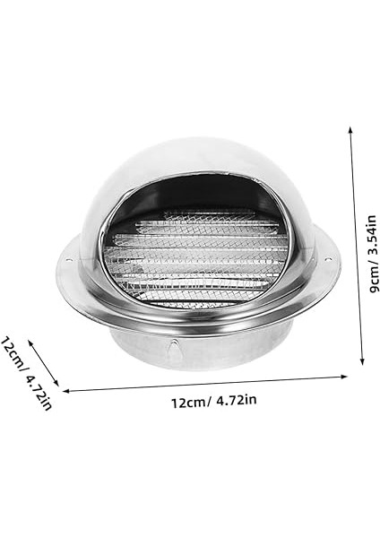 Dış Mekan Paslanmaz Egzoz Menfezi Kapağı Havalandırma Kapağı Su Geçirmez ve Dayanıklı Kolay Kurulum ile Hava Kalitesini Artırır fiyatları