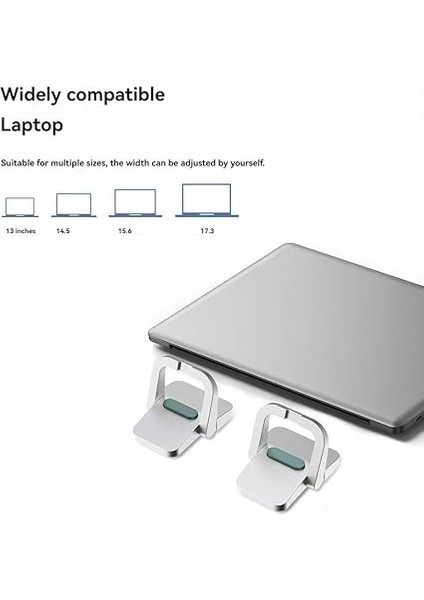 Laptap Için 1 Çift Mini Görünmez Ayak, Alüminyum Tabanlı Aletleri, Mini Alüminyum, Dizüstü Bilgisayar Ayakları, Kaldırıcı, Dizüstü Bilgisayar Standı, Radyatör, Klavye Tutucu Için, 12 modelleri