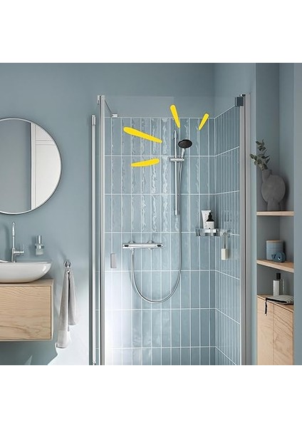 Vitalio Start 110 El Duşu, 2 Akışlı (Yağmur &amp; Jet), Smartswitch, 110MM Yuvarlak Duş Başlığı, Silikon Halka, Kireç Önleyici Sistem, Krom, 26948001 fırsatları
