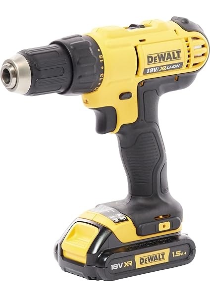 DCD771S2/TR Şarjlı Vidalama/matkap Aleti, 1.5 Ah, 18V, 1500 Dev/dk, 42 Nm Tork, Sarı/siyah fırsatları