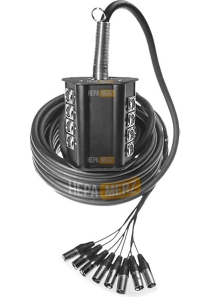 Merz STAGE-8C-20M 8 Kanal 20 Metre Multicore Kablolu Hazır Stage Box fiyatları