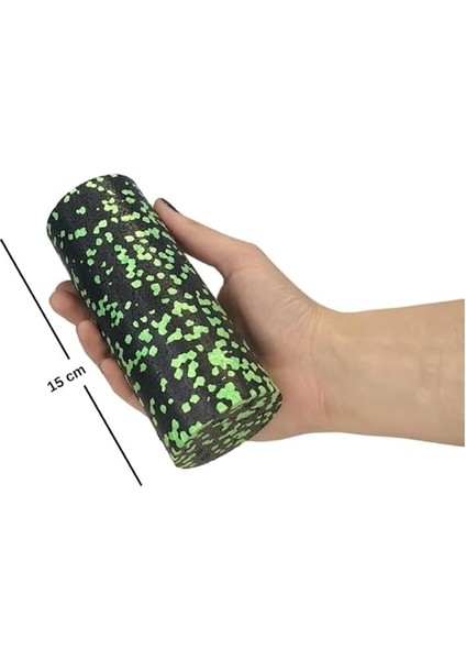 2'li Set Mini ve Mikro Foam Roller (Siyah + Yeşil) modelleri