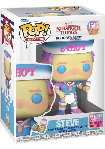 Pop! Tv: Stranger Things - Steve (Kepçe Ahoy)