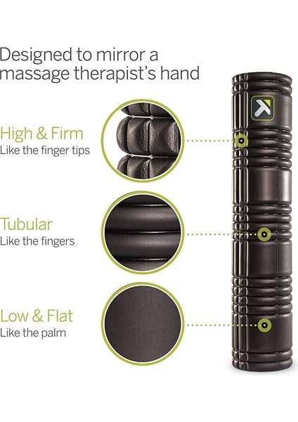 Grid 2.0 Masaj Rulosu, Kompakt ve Çok Yönlü, Turuncu, 66 cm fiyatları