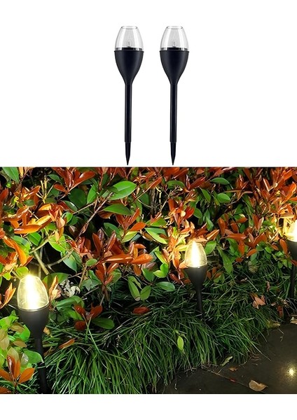 Solar Technology 2 Adet Güneş Enerjili, Titreyen Mum Efektli, Aydınlatma Işıkları, Bahçe, Veranda, Balkon, Avlu, Yürüyüş Yolu, Yol, Çimen Aydınlatma, Gün Işığı