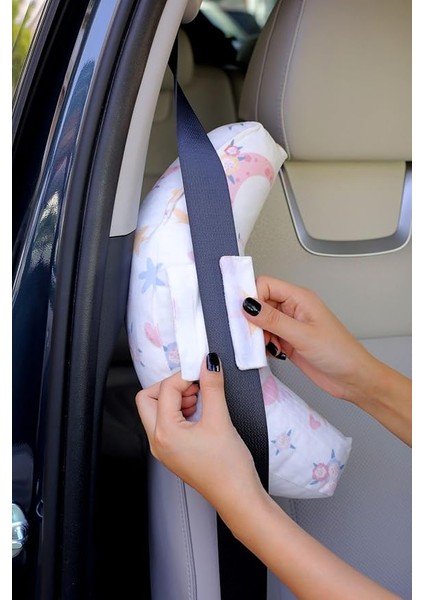 Seyahat Boyun Yastığı Ortopedik Araba Otobüs Uçak Yolculuk Yastığı Yıldız Desen 30 x 10 Kurtçuk Yastık Yıldız fiyatları