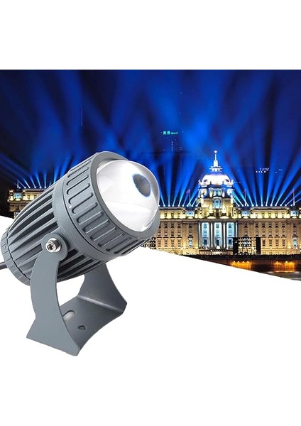 Işın Spot Işığı, Döndürme Dış Mekan Rotasyon Spotu, IP66 Su Geçirmez Zemin Manzara Işıkları, Dar Işın Duvar Yıkayıcı Spot Işıkları, Partiler Otel Düğün Billboar, Sarı, 10 W