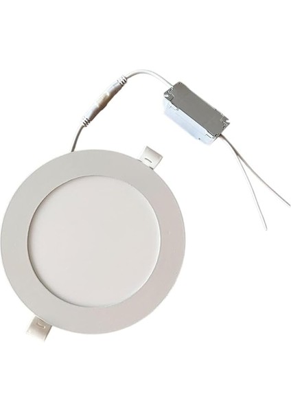 Sıva Altı LED Panel - 6W, 9W, 12W, 15W, 18W, Beyaz Işık, Alüminyum Kasa, Modern Tasarım, Enerji Verimli (1, 12W)