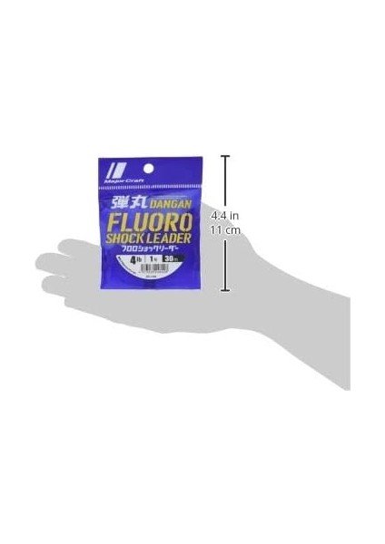 Craft Dangan Fluoro Shock Leader DFL-1.0/0.165MM/4LB/2.4KG./30MT. fırsatları