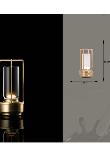 Dekoratif Şarjlı LED Dokunmatik Masa Lambası Eskitme fiyatları