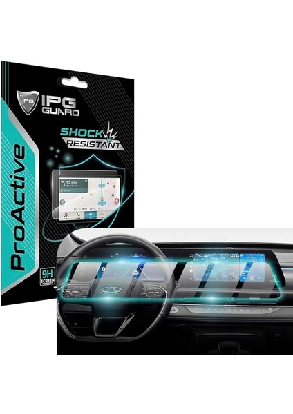 Chery 2024 Tiggo 7-8 Pro Max 24.6 Bilgi Eğlence Ekranı Için (Tek Parça) 9h Nano Proactive Ekran Koruyucu, Duyarlı Dokunmatik Hassasiyet, Darbeye Dayanıklı