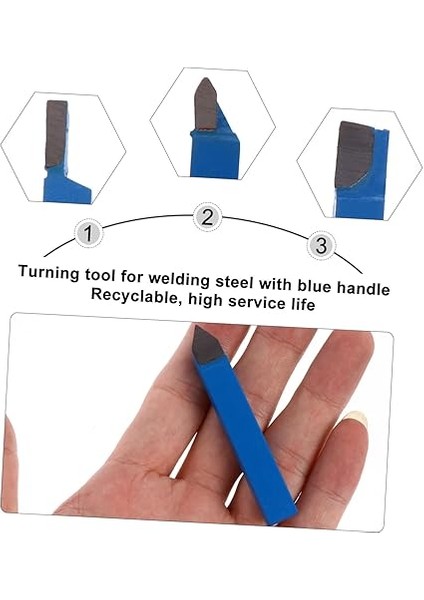 Takım Seti 5 Adet Torna Torna Aletleri Mini Torna Için Tungsten Çelik Kesiciler indirimleri