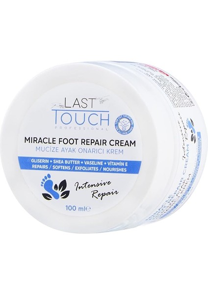 Touch Çatlak Onarıcı Mucize Ayak Bakım Kremi 100 ml (Vazelin &amp; Shea Butter)