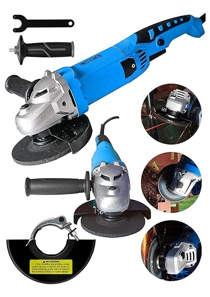 Alman 3000 W 6 Kademe Devir Ayarli Sjs Metal Şanzıman Demir Metal Kesme Taşlama Makinesi 125 mm - ST0518R215400368 fiyatları