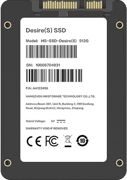 SSD Arzu(S) 512GB Siyah modelleri