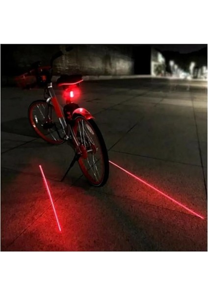 Bisiklet Lambası Lazer Şeritli Güvenlik Arka Stop Lamba LED Işık modelleri