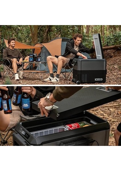 JP50PRO 12/24VOLT 47 Litre Tekerlekli Outdoor Kompresörlü Oto Buzdolabı/dondurucu fırsatları