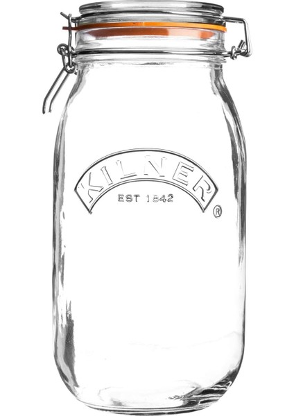 Yuvarlak Kilitli Cam, 2 Litre
