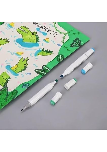 Home Çift Taraflı Marker Kalem Seti, Profesyonel Kutulu Keçeli Kalem Seti, Çeşitli Renklerde Boya Markerlar, Sanatçılar ve Tasarımcılar Için Ideal (36 Parça) fırsatları