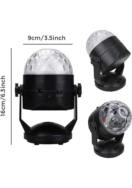 Malzemesi Sese Duyarlı LED Küre Disko Topu Renkli Işıklı Lazer modelleri